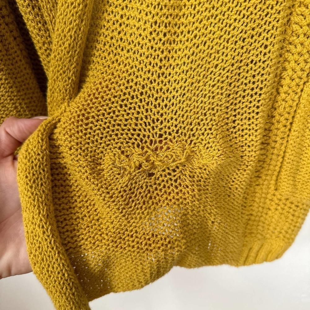 Anthropologie Guinevere Knit Linen blend Cardigan Size XS - Picture 9 of 13